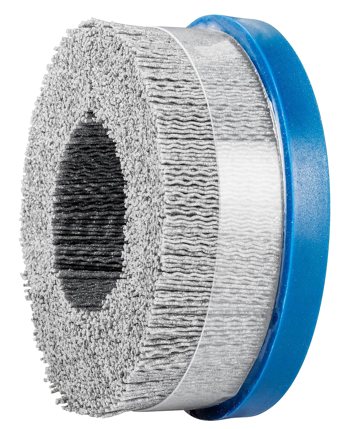 PFERD 84134 M-Brad High Density Composite Disc Brush, Silicon Carbide Grain, 5' Diameter, 0.040 Round Filament, 3000 RPM, 80 Grit